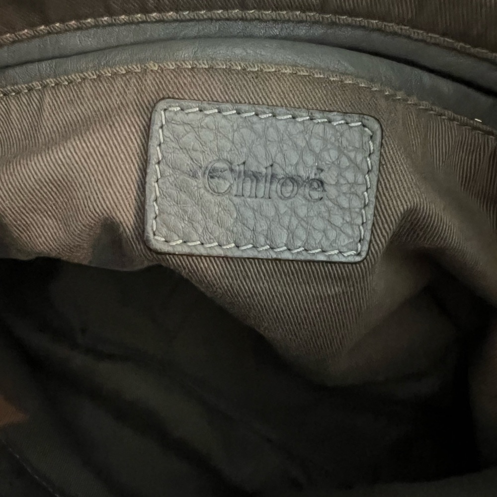 Chloe “Marcie” satchel bag in grey. Beautiful bag, excellent used condition! - Picture 8 of 15